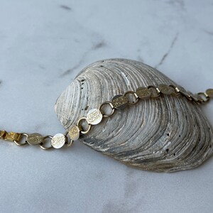 Vintage Sarah Coventry Floral Embossed Link Bracelet