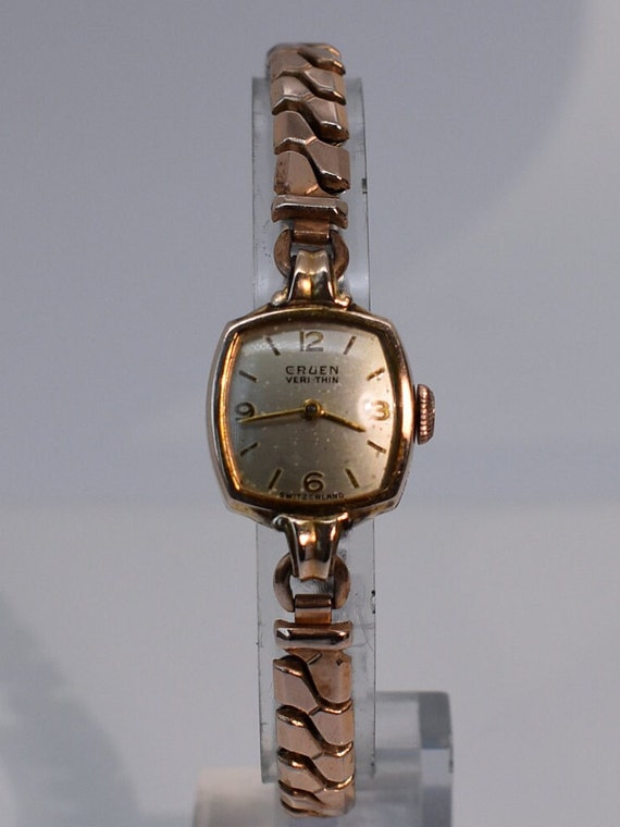 Vintage GRUEN Veri-Thin 17 Jewels Ladies Watch - Gem