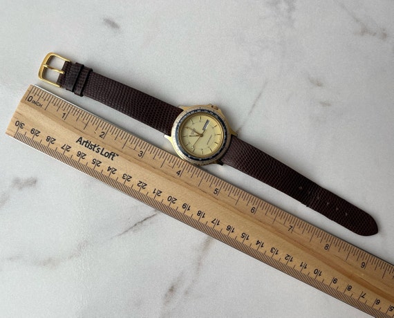 Vintage CITIZEN Quartz Men's Wrist Watch Day Date… - image 9