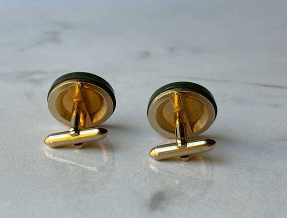 Vintage Swank Dynasty Cufflinks Initial D Origina… - image 3