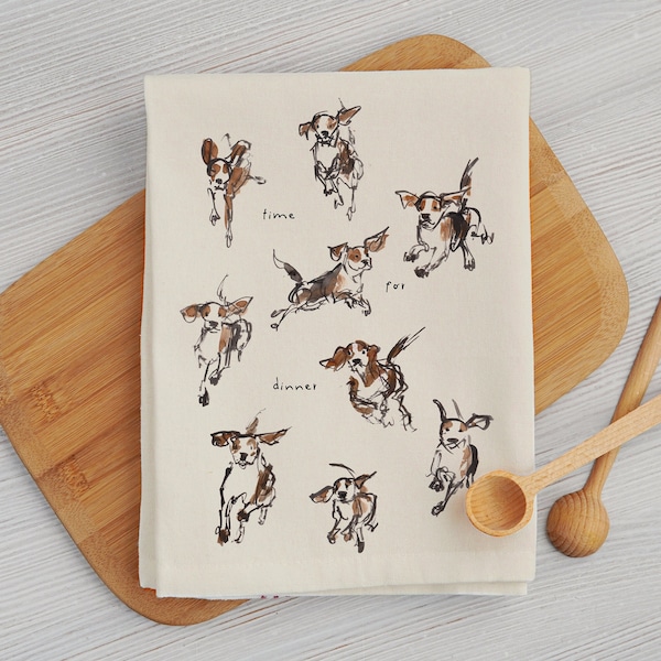 Chow Hounds Tea Towel