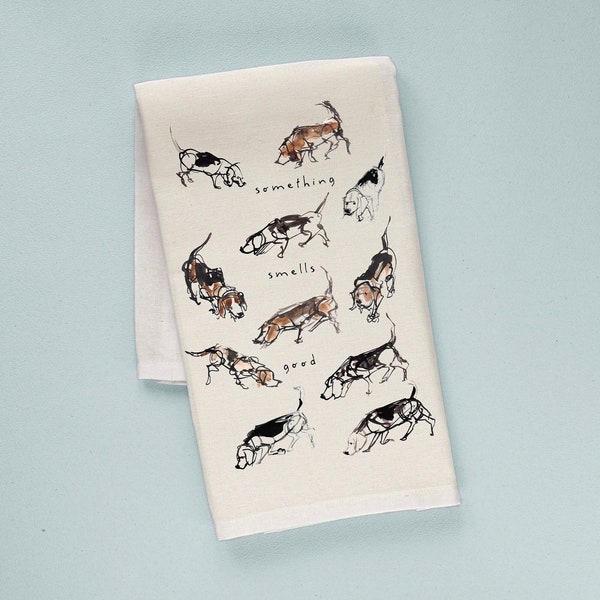 Release The Hounds Tea Towel