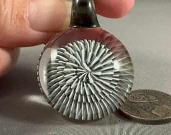 Spiral Cane Compression Pendant