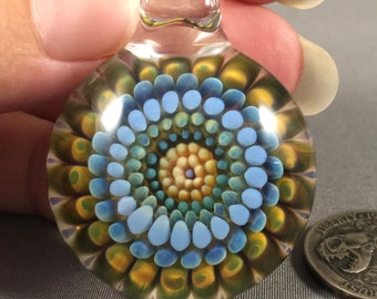 Multi Color Dot Implosion Pendant