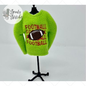 Football Elf Shirt Embroidery File