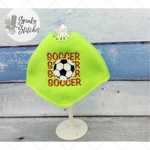 Soccer Elf Poncho Embroidery File