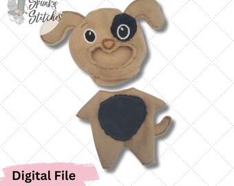 Bubu Puppy Dog Costume Set ITH Embroidery File (Digital Download)