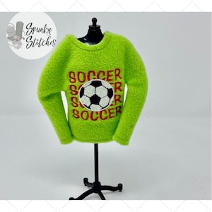 Arquivo de bordado para camisa de elfo de futebol