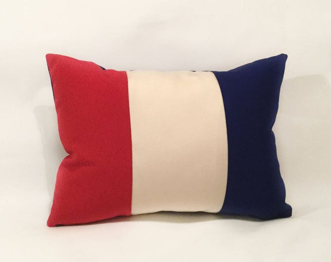 T - nautical flag alphabet pillow