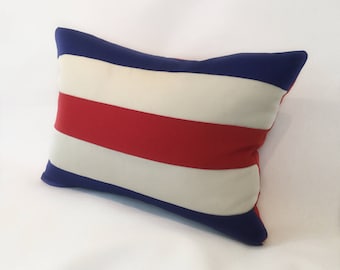 C - nautical flag alphabet pillow