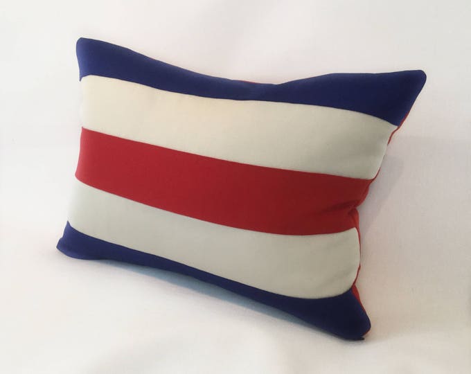 C - nautical flag alphabet pillow