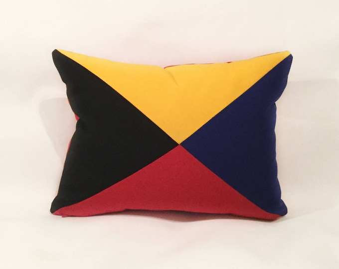 Z - nautical flag alphabet pillow