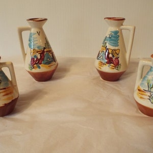 Set of made in Japan Vintage Salt, Pepper, Oil and Vinegar Colletibles