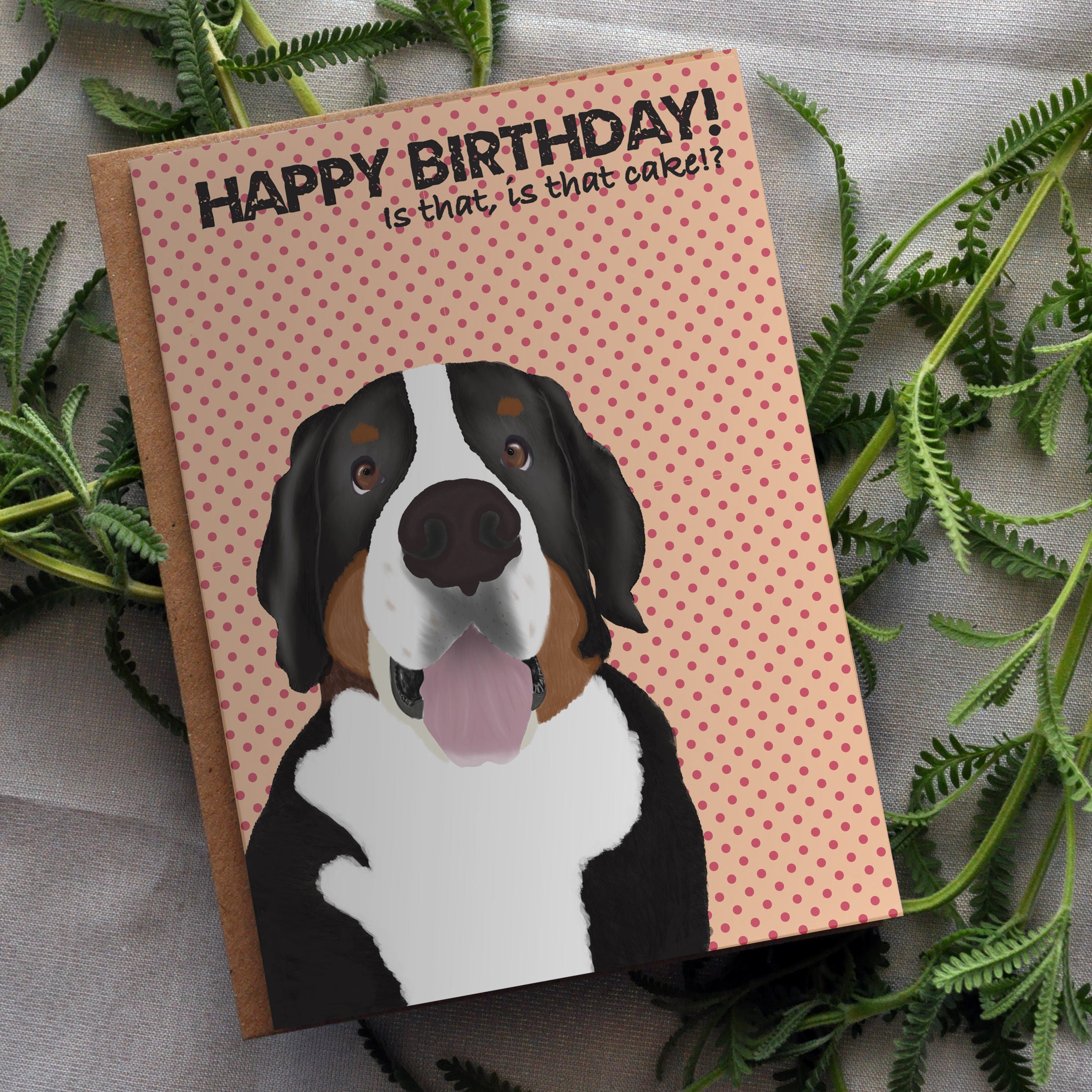 Card Happy Birthday Bernese Mountain Dog Cake Etsy Card Happy Birthday Bernese Mountain Dog Cake Etsy