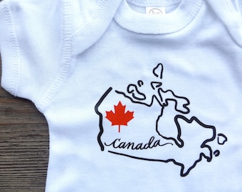 Canada Baby Bodysuit or T-shirt: Canada Day Gift