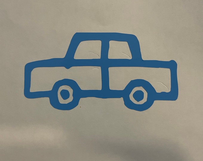 Trabant Vinyl Decal: Car Bumper Sticker, Laptop Wall Decor