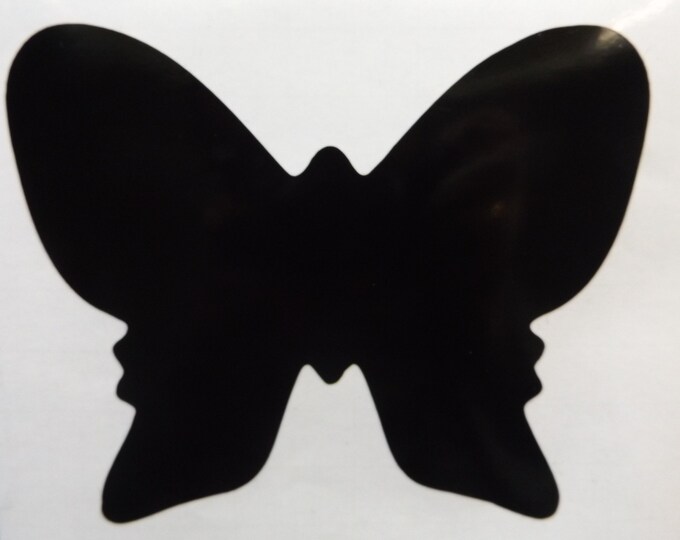 Butterfly Vinyl Decal, Car Sticker, Laptop or Wall Decal, Guitar Sticker