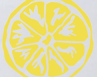 Lemon Vinyl Decal: The Stone Roses Inspired Sticker