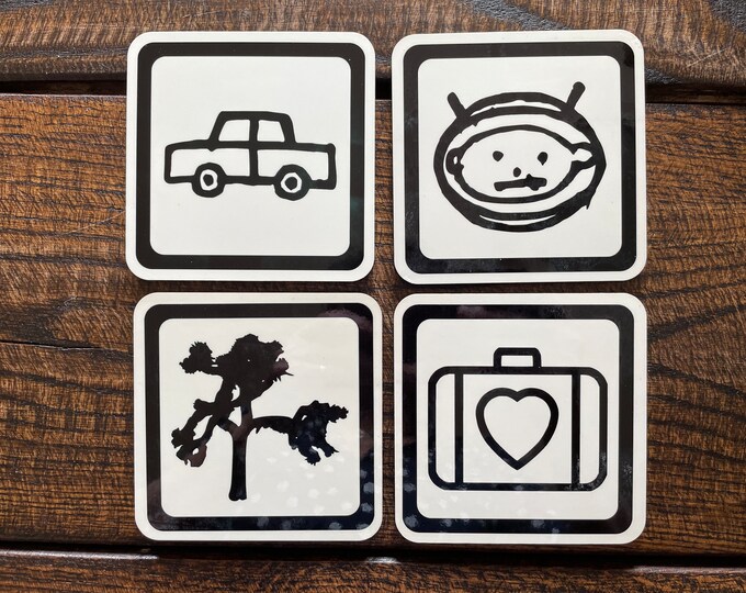 Choose U2 Style Coasters, Trabant, Joshua Tree, Astrobaby and Suitcase, Square / Round Coasters, Music Themed Coasters, Barware, U2 Fan Gift