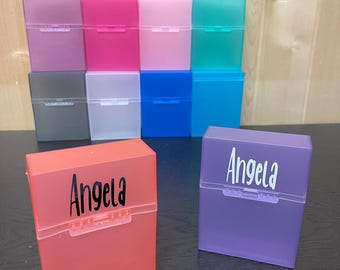 Personalized Crayon Box, Storage Box for Crayons, Back to School Supplies, Custom