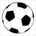 Pack of 10 Soccer Ball Die Cuts, Cut Outs, available in 1 to 6.5 inch, Printed Soccer Balls World Cup Soccer Party Banner or Cupcake Toppers 