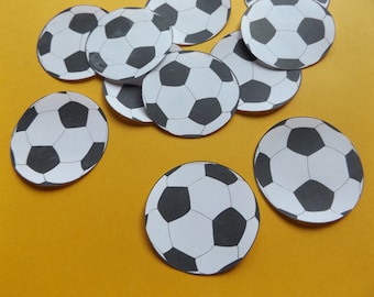 Soccer Ball Cutouts: 10 Pack, Soccer Party Decoration, World Cup Party Decor