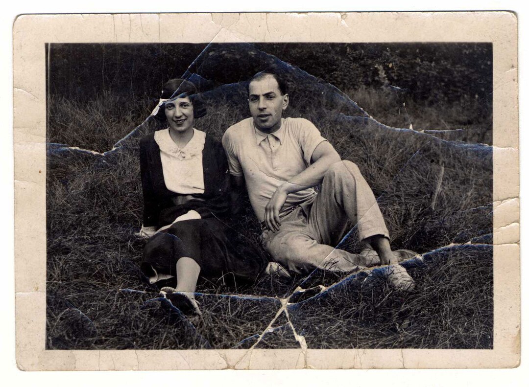 Vintage Photo Old Photo Type wallet a Couple Etsy