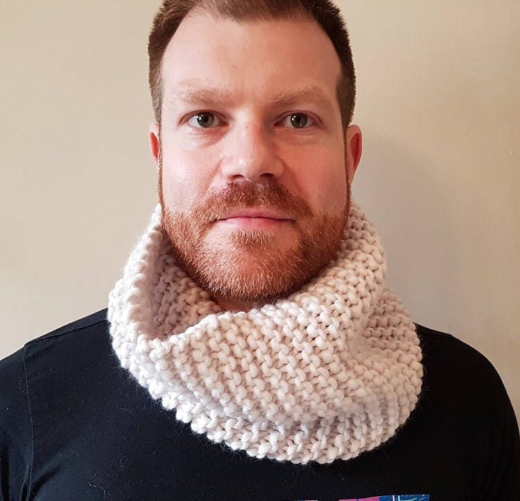 Super Simple Snood Knitting Pattern Instant PDF Download Etsy