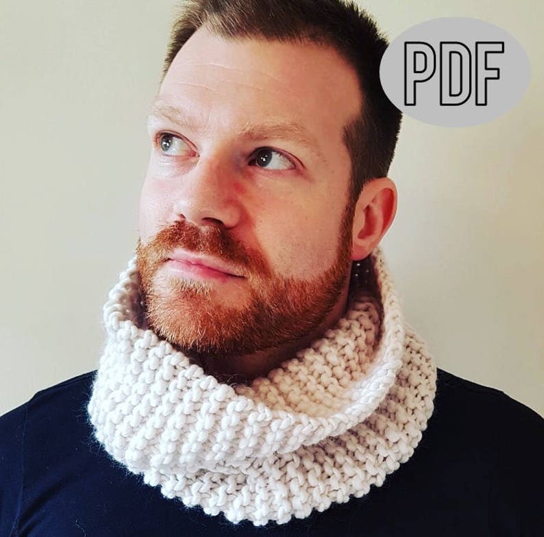 Super Simple Snood Knitting Pattern Instant PDF Download Etsy UK