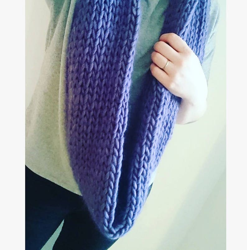 DIY Infinity Scarf Chunky Knitting Kit