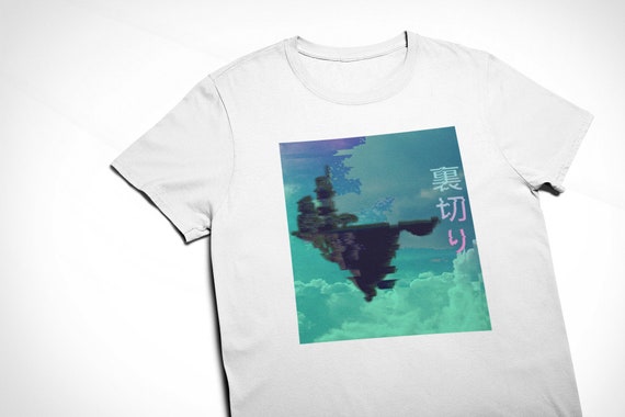 Aesthetic Glitch Sad Anime Girl / Boy Game Over' Men's T-Shirt