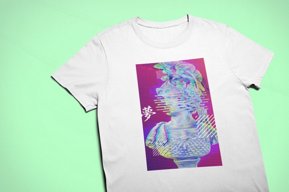 Vaporwave Greek Statue Aesthetic Clothing T Shirt Skater Etsy etsy