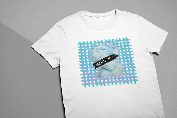 Vaporwave Give Up Sad Boy E Girl Vsco Tumblr Pastel Goth Etsy