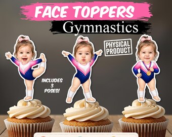 Personalized Soccer Photo Cupcake Toppers, Custom Face Sticks, Sports Birthday Picks, Soccer Baby First Birthday Party Decorations