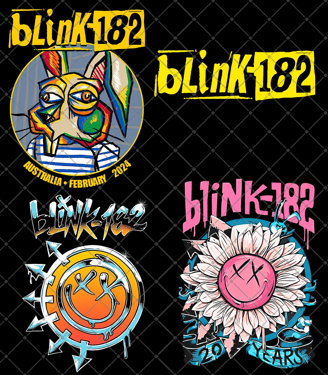 4 Png Blink 182, Blink 182 Smile Png, Blink 182 Merch, Blink 182 Design, Blink 182 World Tour