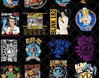 16 png Blink 182, Blink 182 Smile png, Blink 182 Merch, Blink 182 Design, Blink 182 World Tour 2024, Blink 182 Concert,  Digital Download