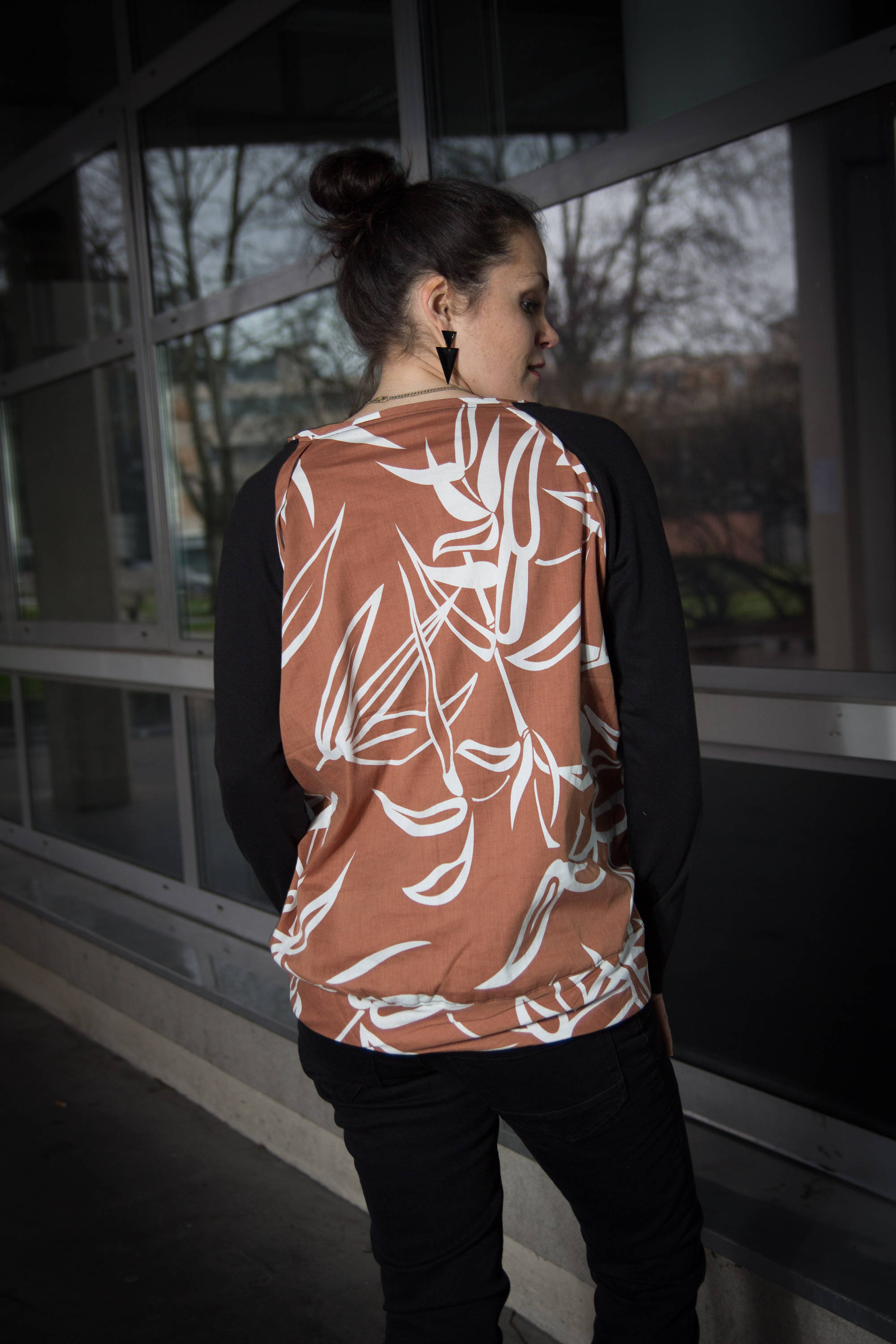 Sweat Capuche Femme North West Beige - Taille L, Imprimé Graphique Positive Vibrations