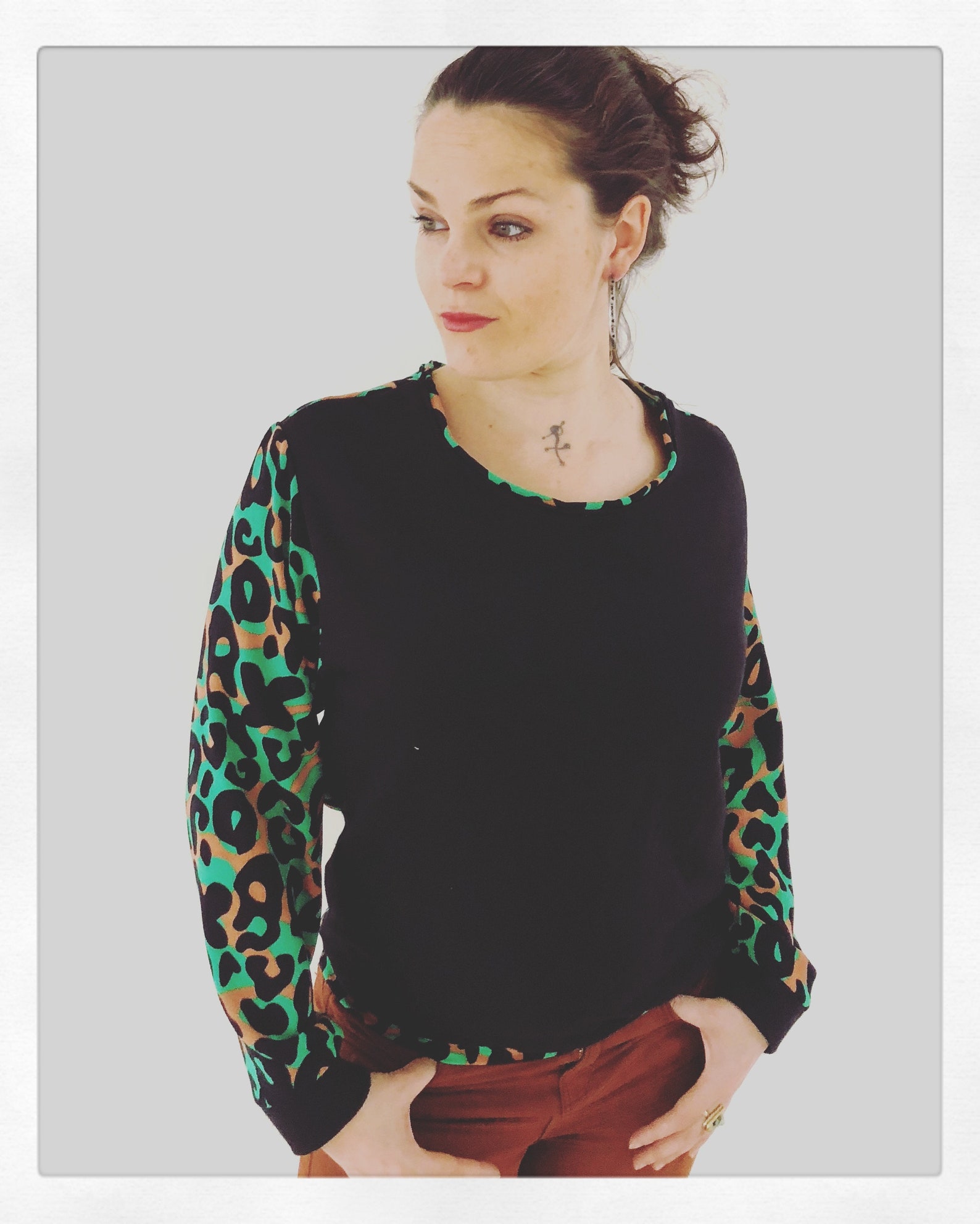 Pull Femme Léopard Kaki - Léopard Passion
