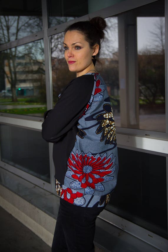 Sweat Sweater for Women Ankara Black 