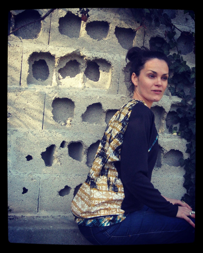 Pull sweat Wax pour femme, sweat-shirt femme, haut Wax, pull ethnique, pagne, cadeau femme 