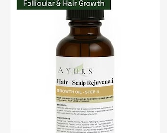 Ayurveda Haar Kopfhaut Wachstum Öl, Bio, Schwarzkümmel, Kürbiskern, Henna, Amla, Bhringraj, Prepoo, indische Kräuter, ganz natürlich, nährend