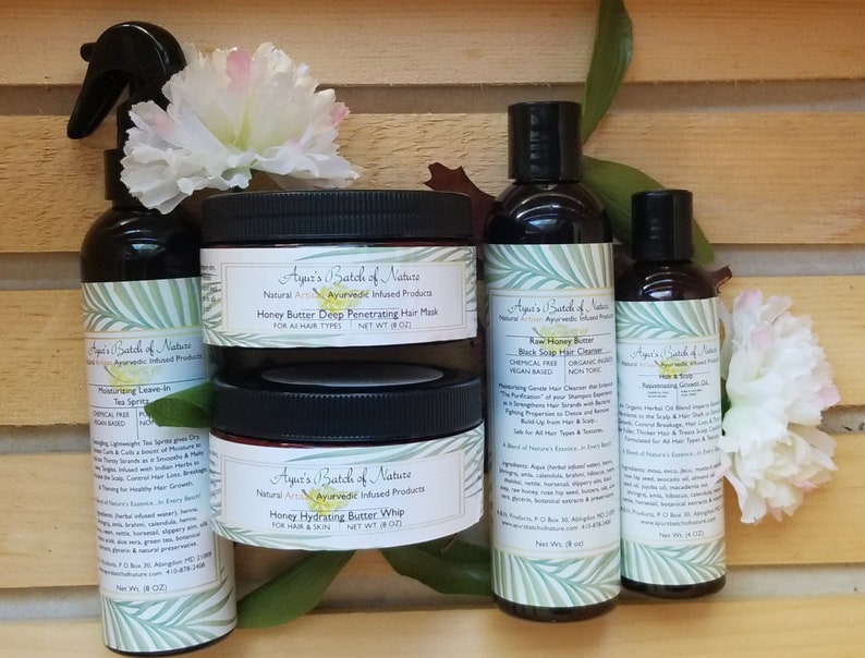 Ayurveda Hair & Skin Gift Set 5 Large Products Mothers Day Etsy