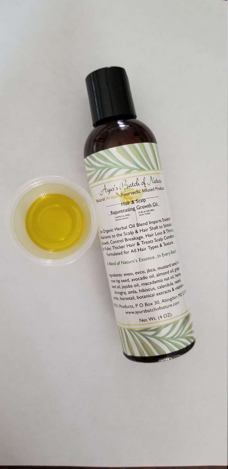 4oz Ayurveda Hair Scalp Growth Oil DHT Blocker Psoriasis Etsy