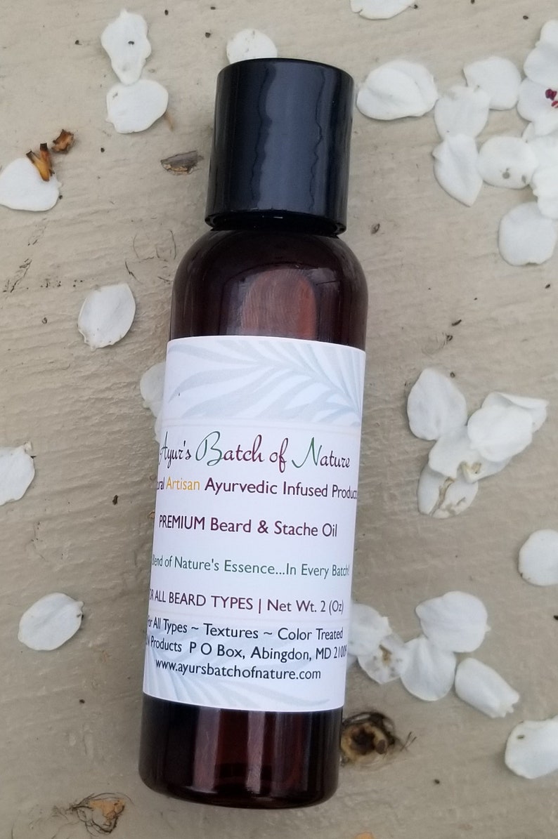 2oz Premium Ayurveda Beard Oil Thickens Beard Men Beard Oil Etsy