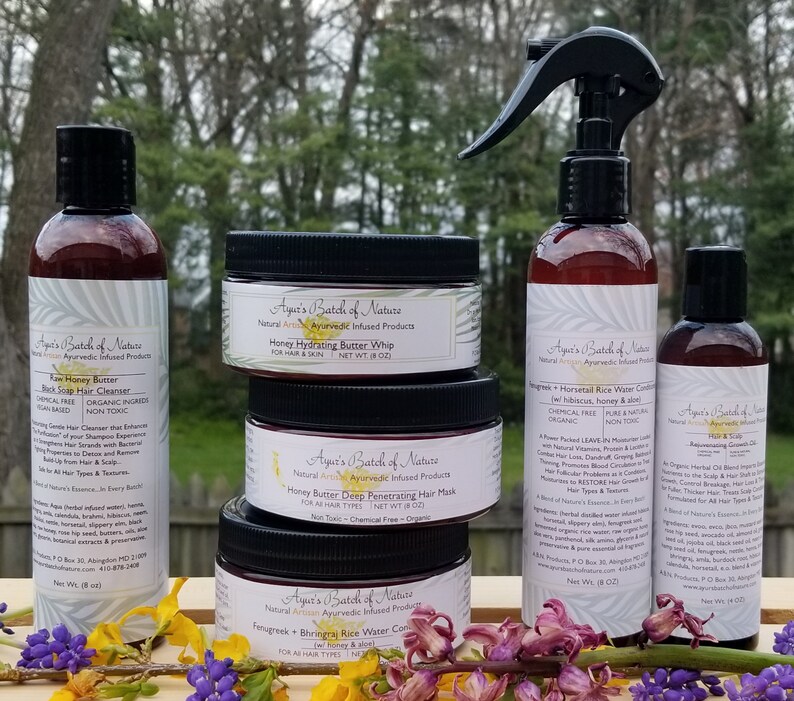 Ayurveda Hair & Skin Gift Set 5 Large Products Mothers Day Etsy