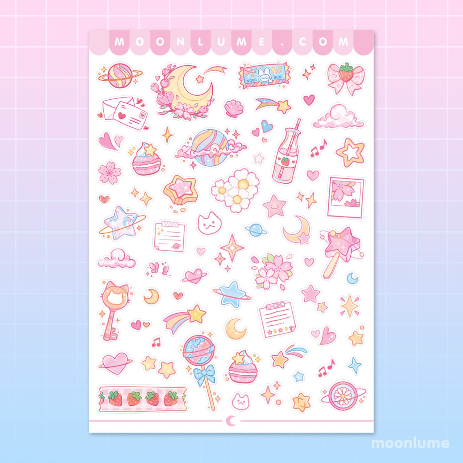 Cute Sticker Design Aesthetic