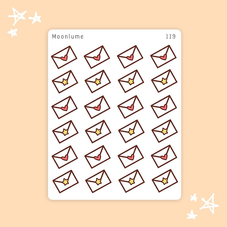 Envelope Stickers 24 Happy Mail Stickers Letter Stickers Etsy