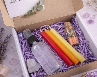 Motivation Spell Jar Kit | Confidence, Crystal & Aura Spray