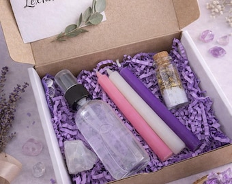 Emotional Healing and Peace Ritual Box | Self Love and Comfort Spell Jar Bundle