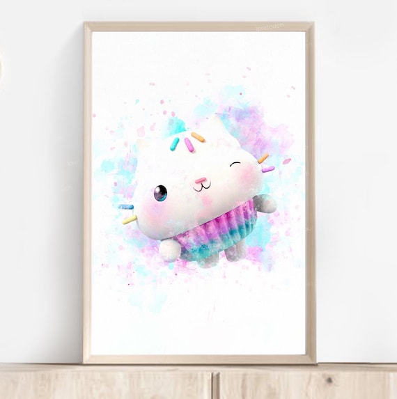 絵画。壁掛け原画【Cute cat cake】0 2 絵画。壁掛け原画【Cute cat cake】0 2 絵画。壁掛け原画【Cute